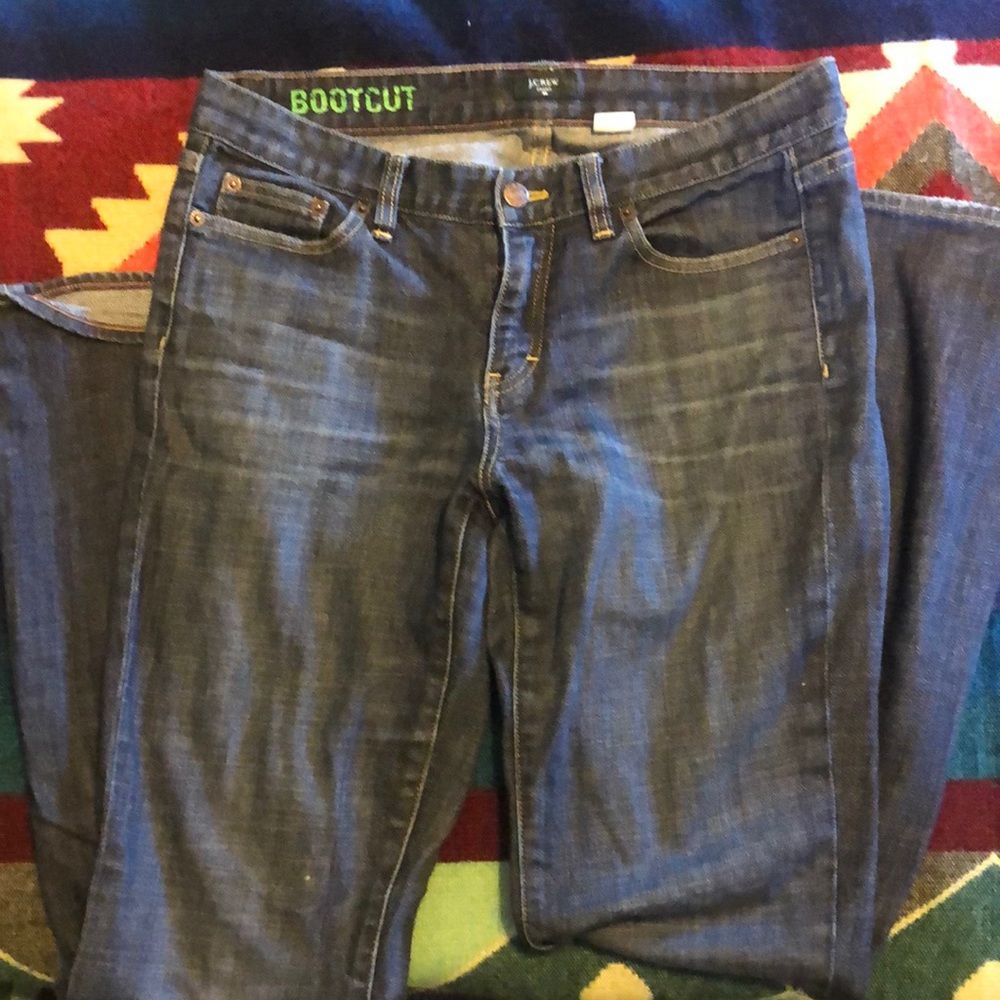 Women’s J crew factory bootcut denim jeans 31R